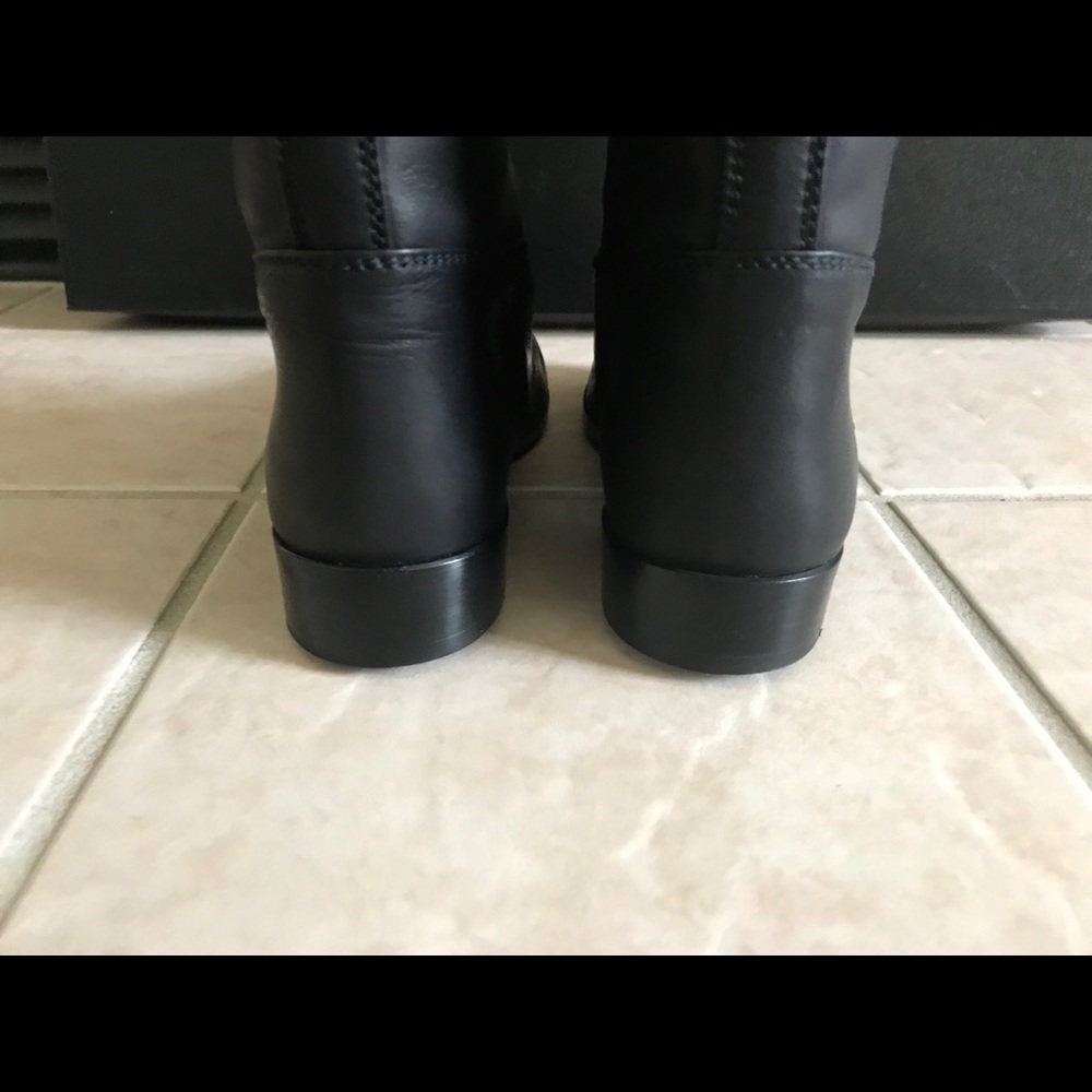 Chanel Classic Black Turnlock Lambskin Boots - Picture 8 of 8